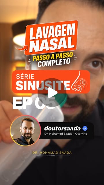 LAVAGEM NASAL PARA SINUSITE: PASSO A PASSO DO JEITO CERTO