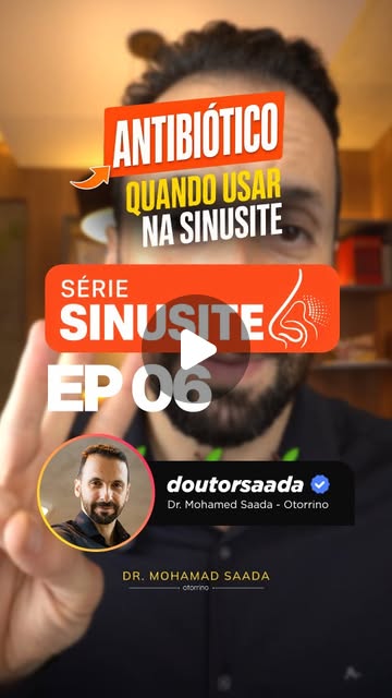 ANTIBIÓTICO PARA SINUSITE: QUANDO REALMENTE É NECESSÁRIO?