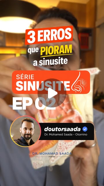 3 ERROS QUE PIORAM A SINUSITE E VOCÊ PODE ESTAR COMETENDO