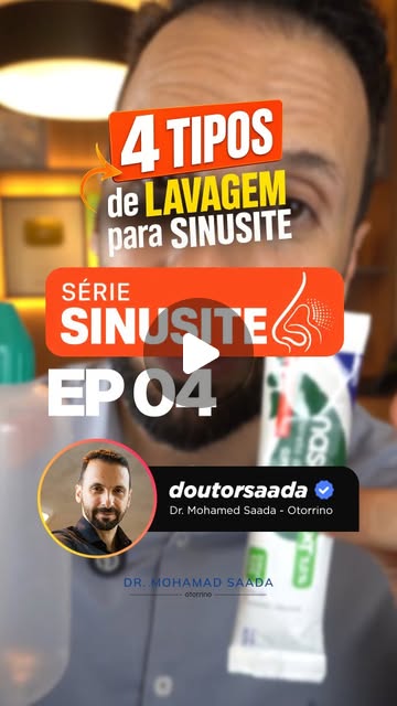 4 TIPOS DE LAVAGEM NASAL PARA SINUSITE: QUAL USAR?