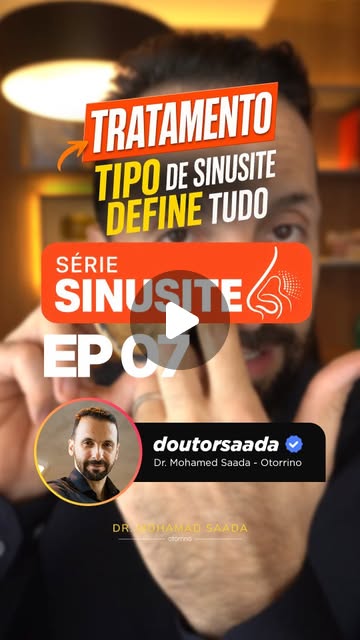 O TIPO DE SINUSITE DEFINE O TRATAMENTO: ENTENDA A DIFERENÇA