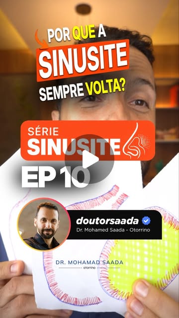 VOCÊ TRATA A SINUSITE, MELHORA... E DEPOIS TUDO VOLTA?